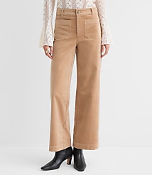 Petite Palmer Wide Leg Pants in Stretch Velvet carousel Product Image 2