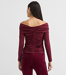 Ruched Off The Shoulder Top carousel Product Image 3