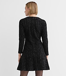 Petite Shimmer Boucle Mini Pocket Dress carousel Product Image 3
