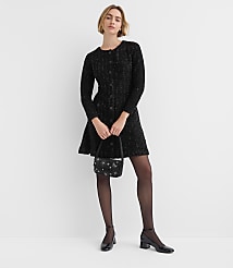 Shimmer Boucle Mini Pocket Dress carousel Product Image 1