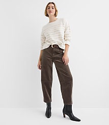 Shimmer Stripe Relaxed Everyday Sweater carousel Product Image 2