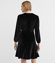 Velvet Godet Mini Dress carousel Product Image 3