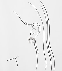 Sparkle Wreath Stud Earrings carousel Product Image 2