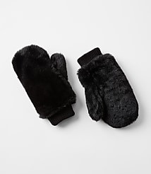 Faux Fur Mittens carousel Product Image 1