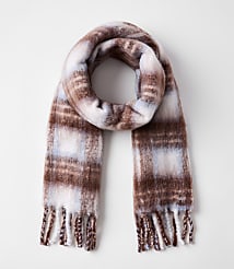 Plaid Blanket Scarf carousel Product Image 1