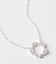 Sparkle Wreath Pendant Necklace carousel Product Image 2