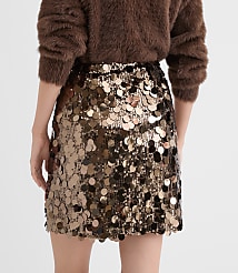 Petite Sequin Mini Skirt carousel Product Image 3