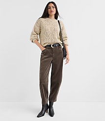 Shimmer Pointelle Blouson Sweater carousel Product Image 2