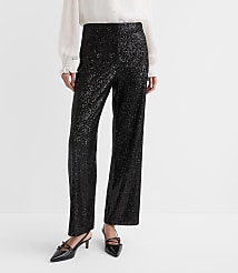Sequin Straight Pants carousel Product Image 2