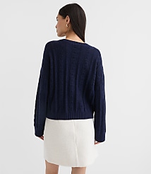 Bobble Pointelle Sweater carousel Product Image 3