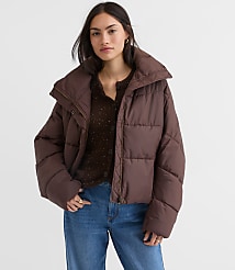 Cocoon Sleeve Puffer Jacket carousel Product Image 1