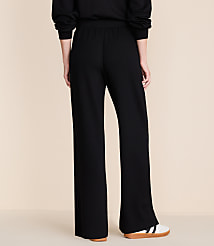Lou & Grey Scubasoft Side Slit Straight Leg Pants carousel Product Image 2