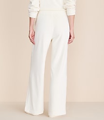 Lou & Grey Ribbed Velour Side Slit Wide Leg Pants carousel Product Image 2