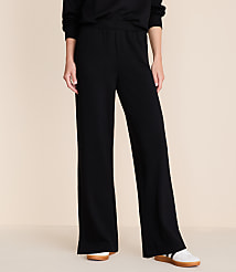 Lou & Grey Scubasoft Side Slit Straight Leg Pants carousel Product Image 3