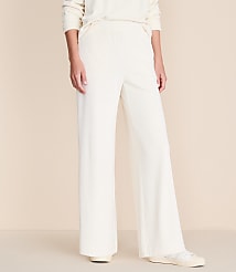 Lou & Grey Ribbed Velour Side Slit Wide Leg Pants carousel Product Image 3