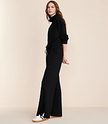 Lou & Grey Scubasoft Side Slit Straight Leg Pants carousel Product Image 1