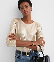 Foil Long Sleeve Everyday Tee carousel Product Image 1
