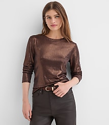 Foil Long Sleeve Everyday Tee carousel Product Image 1