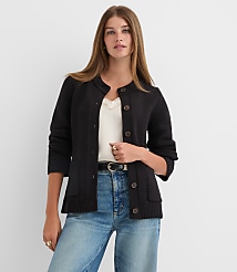 Waisted Patch Pocket Cardigan carousel Product Image 1