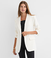 Twill Sculpted Modern Blazer carousel Product Image 1