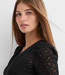 Lace Shawl Cardigan Top carousel Product Image 4