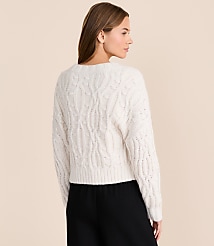 Lou & Grey Chunky Cable Sweater carousel Product Image 3