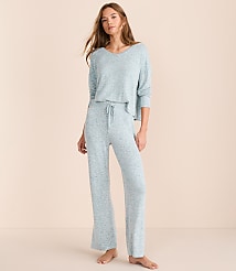 Lou & Grey Softened V-Neck Pajama Set carousel Product Image 2