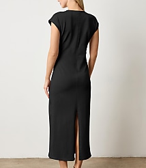 Lilla P Side Tuck Maxi Dress carousel Product Image 2