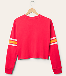 Junk Food Kansas City Chiefs Retro Crop Fleece carousel Product Image 2