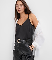 Petite Satin Strappy Cami carousel Product Image 1