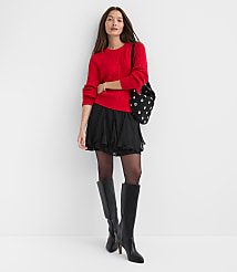 Ribbed Cable Sweater carousel Product Image 2