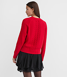 Ribbed Cable Sweater carousel Product Image 3