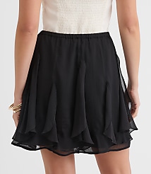 Ruffle Godet Mini Skirt carousel Product Image 3