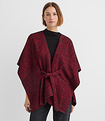 Herringbone Belted Wrap carousel Product Image 2