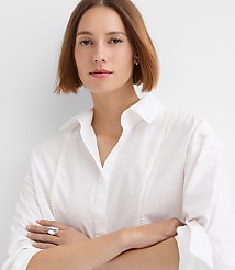 Pearlized Bib Tuxedo Shirt carousel Product Image 4