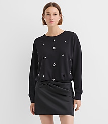 Petite Crystal Bubble Sweatshirt carousel Product Image 2