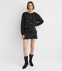 Petite Crystal Bubble Sweatshirt carousel Product Image 3