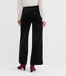 Clean Wide Leg Pants in Velvet carousel Product Image 2