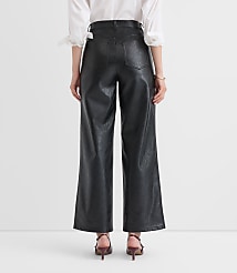 Straight Pants in Faux Leather carousel Product Image 3