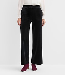 Curvy Clean Wide Leg Pants in Velvet carousel Product Image 1