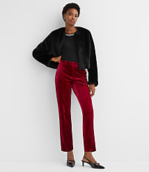 Riviera Slim Pants in Velvet carousel Product Image 1