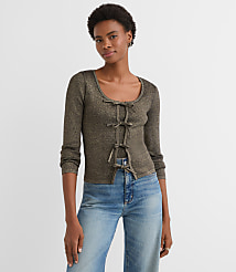 Shimmer Bow Cardigan carousel Product Image 2