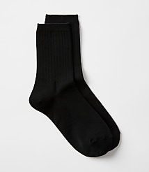 Ribbed Crew Socks carousel Product Image 1