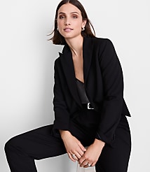 Petite LOFT Versa Seasonless Stretch Short Jacket carousel Product Image 2