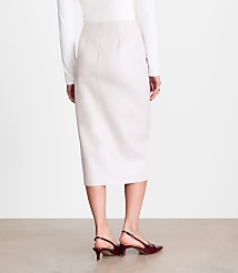 Petite LOFT Versa Embossed Faux Leather Long Skirt carousel Product Image 4