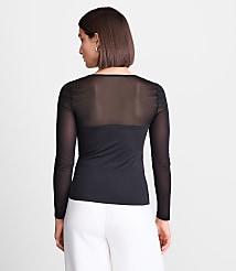 LOFT Versa 360 Knit Mesh Top carousel Product Image 3