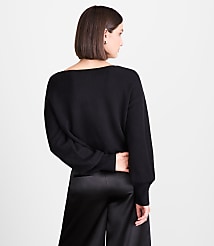 LOFT Versa Cropped Boatneck Sweater carousel Product Image 3