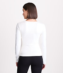 LOFT Versa 360 Knit Square Neck Top carousel Product Image 3