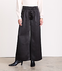 LOFT Versa Satin Palazzo Pants carousel Product Image 4