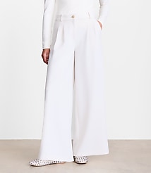 LOFT Versa Crepe Drape Palazzo Pant carousel Product Image 3